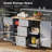 K&K Rolling Kitchen Island With Storage-734903028