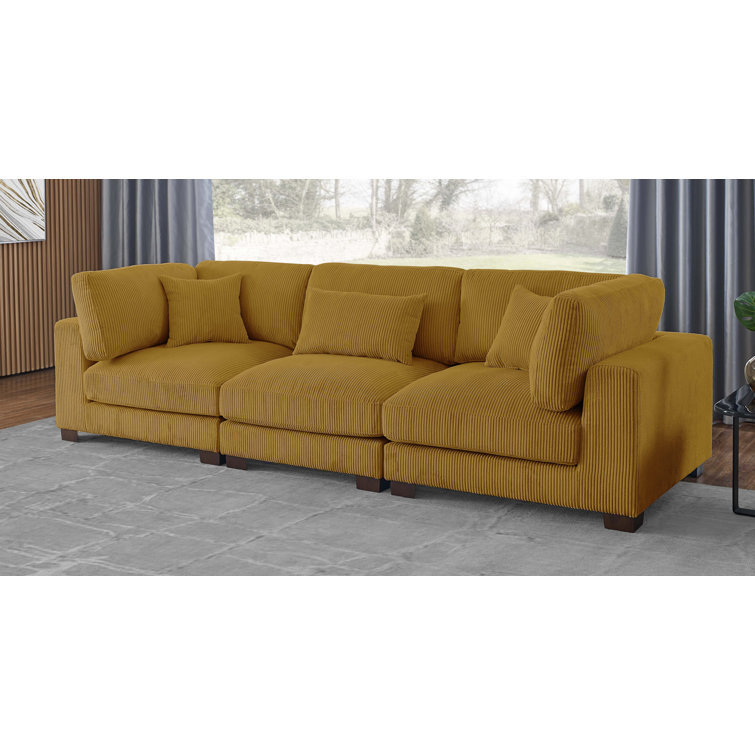 Assuntino 112" Square Arm Sofa (incomplete, armless chair only)