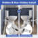 Gravitt Ceramic Modern Btw Wc Rimless Toilet Pan for Small Bathrooms Back To Wall Toilets with Dual Flush and Soft Close Seat