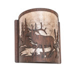 1 - Light Flush Mounted Sconce