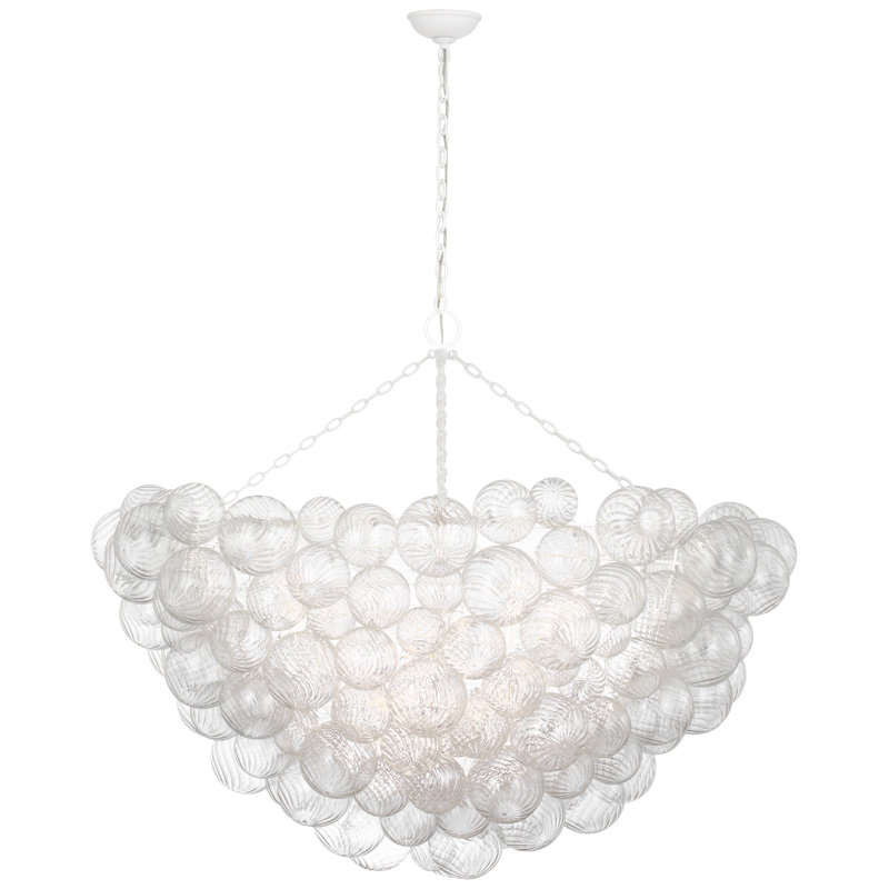 Talia 16 - Light Chandelier, Plaster White