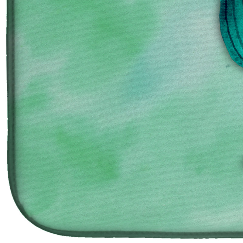 Tapis de séchage en aquarelle western cactus