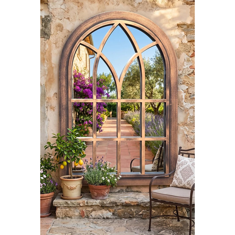Plastic Arch Wall Mirror