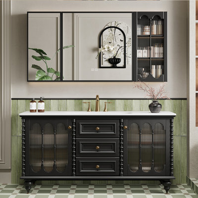 Armoire de salle de bain rétro