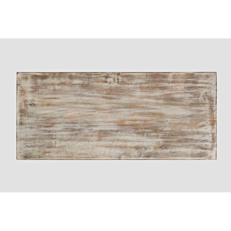 Armoire décorative à deux portes Courtlan, Beige patiné