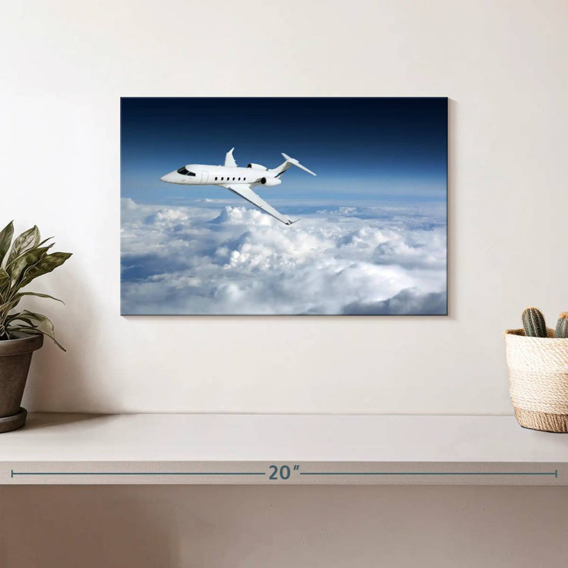Mehar High Altitude Business Plane, 8" H x 12" W