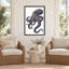 «Octopus Is Shown in This Dessin», art mural sur toile encadré noir-1982251539