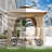 Outdoor Gazebo With Double Roof, Spacious Canopy With Netting & Curtains,  For Patio, Lawn & Backyard-122483057