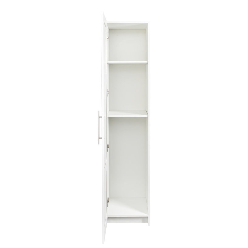 Modern Stackable Wall Mounted Storage Cabinet, White
