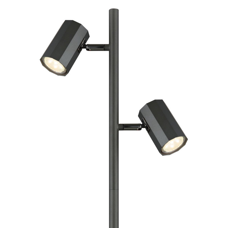 158cm Traditional Floor Lamp, Black