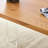 Modern Rectangular Wooden Table With Acrylic Leg Construction - Computer Desk & Dining For Multiple Environments Effortless Setup Legs Architecture And Different Settings Quick Install Method