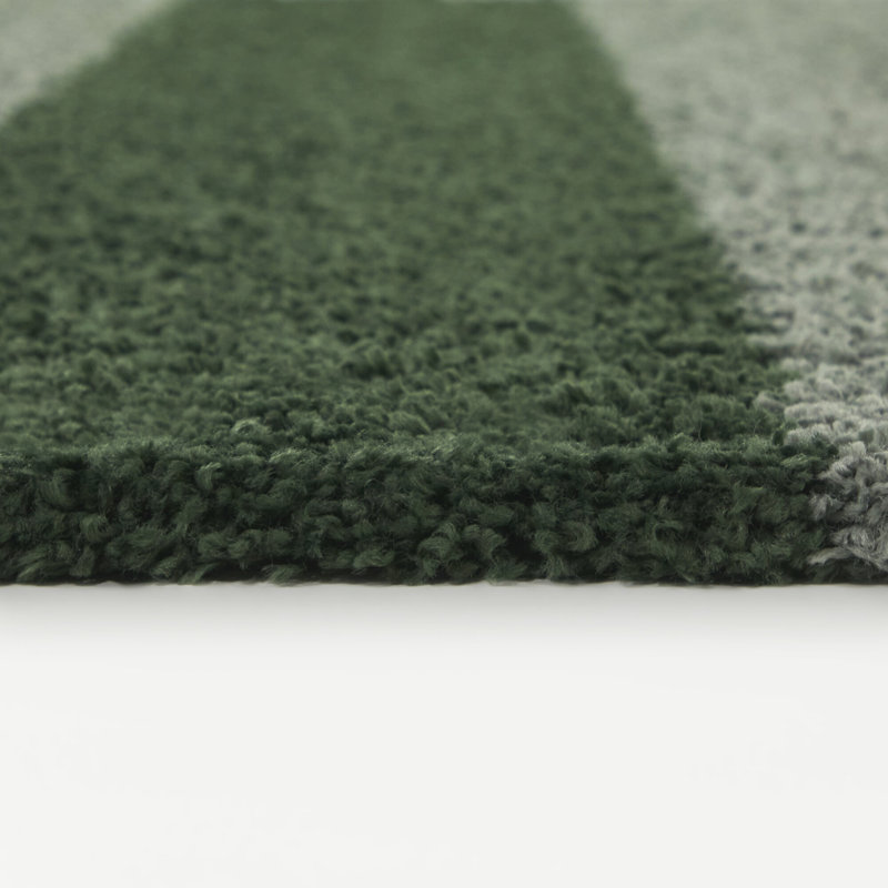 Tapis vert à poils longs Brodie, Rectangle 7 pi 10 po x 10 pi