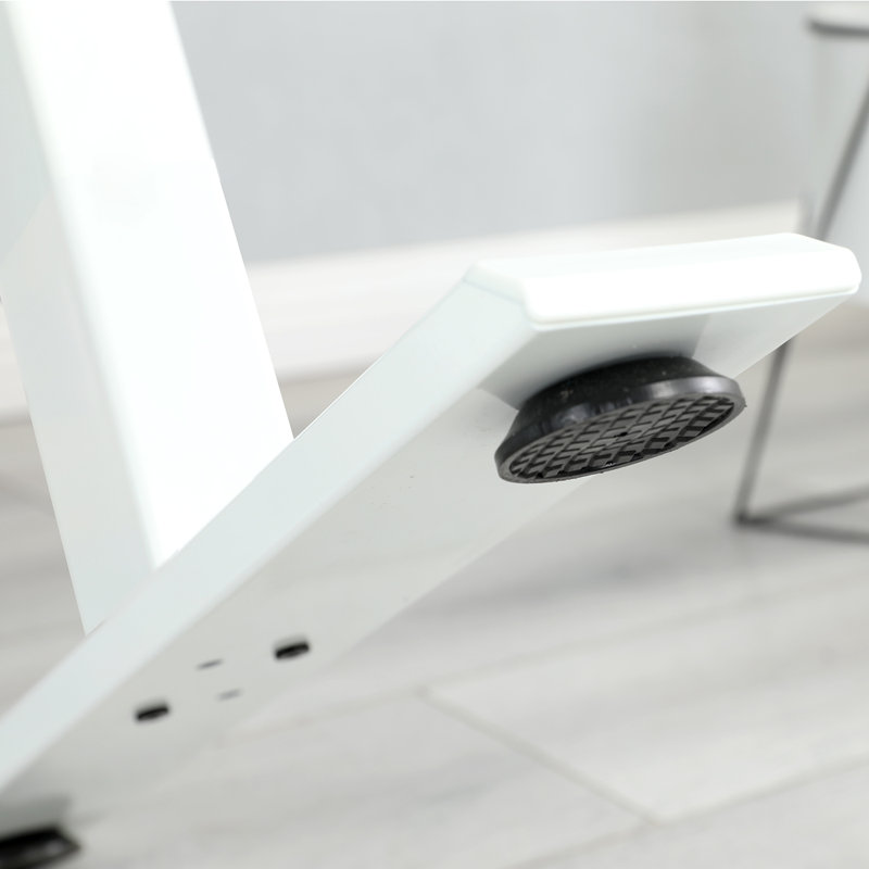 Bureau debout Arionna, Chêne / blanc, H 45 po x l 59 po x P 29 po