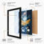 Moonlit Swans Modern - Print-775231744-775231755