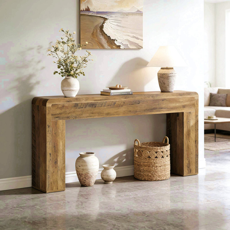 Wooden Entryway Table,Rustic Console Table,Sofa Table