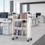 49.2'' H Book Cart with Wheels-1362328809-1362328813