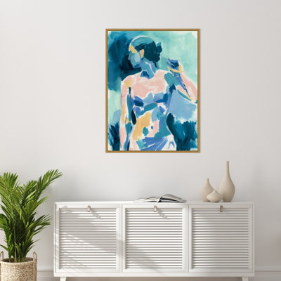 Loose Expressive Figure II by Victoria Barnes Framed Canvas Wall Art Print
