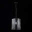 Modern 1-Light Handcrafted Water Ripple Glass Cylinder Pendant Light -1102046073