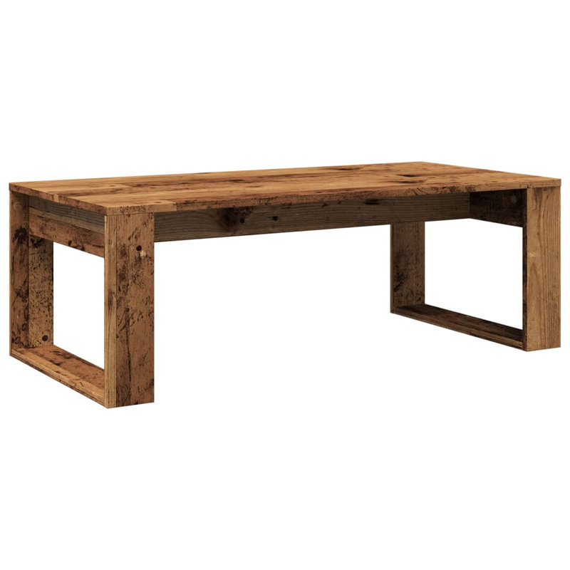 Coffee Table 102X50x35 Cm Engineered Wood, Old Wood