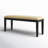 Norita Microfiber / Microsuede Upholstered Bench