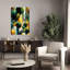 «Vibrant Abstract Forest», art géométrique coloré d'automne-129153101
