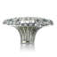 BELLEVIEW KNOB; CLEAR CRYSTAL BURNISH SILVER FINISH-878480667