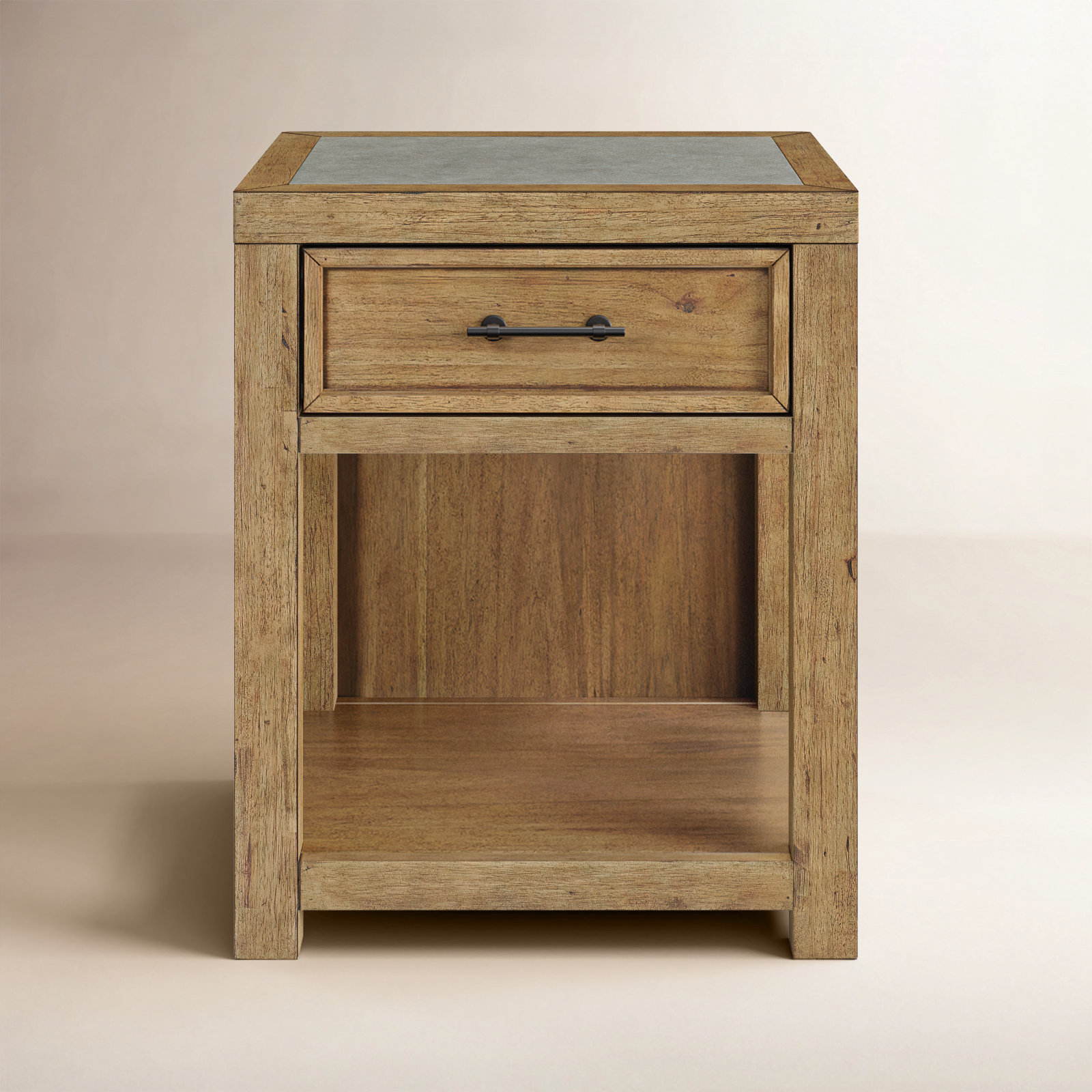 Oakland 1 - Drawer Nightstand, Toasted Almond