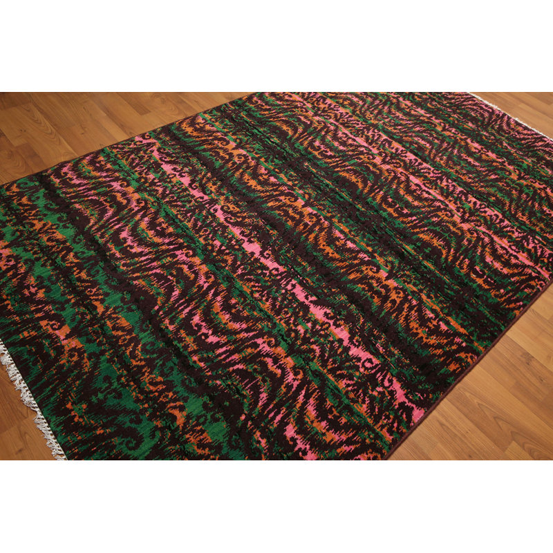 Wool Ikat Indoor Rug