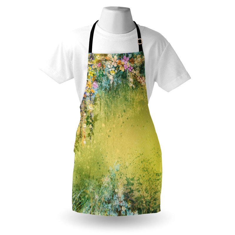 No Pattern Bib Apron