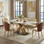Chaise d'appoint Quatrell en café / beige