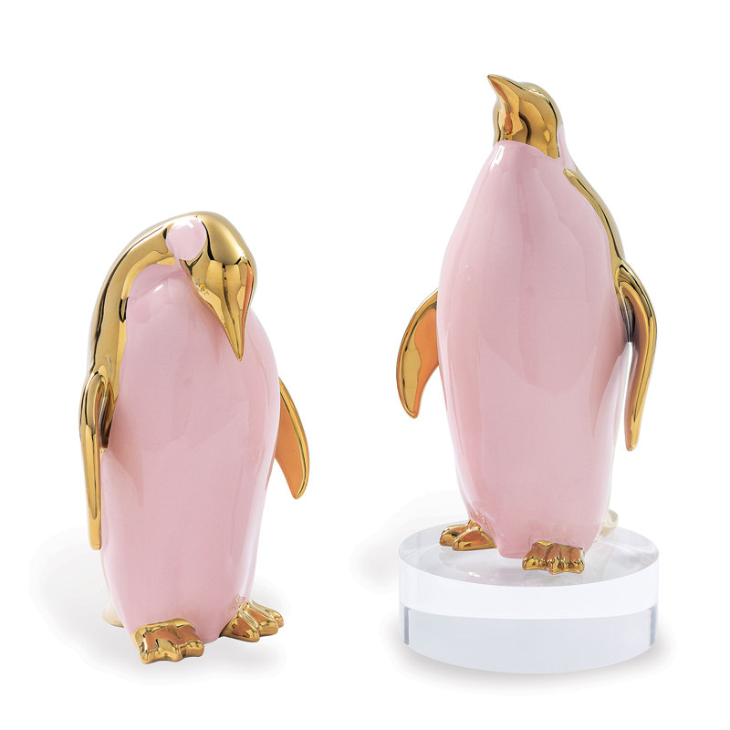 Pingouin (ensemble / 2), Rose/or