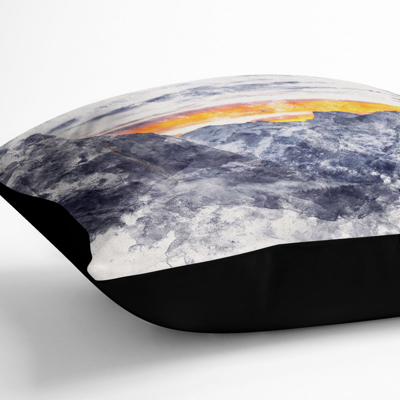Square Cushion, Black, 55cm H x 55cm W x 20cm D