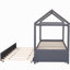 Lit plateforme simple avec lit gigogne Terone de Gracie Oaks