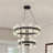 30-Light Modern 2 Ring Crystal Chandeliers-114394933