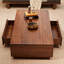 Table basse en bois de noyer