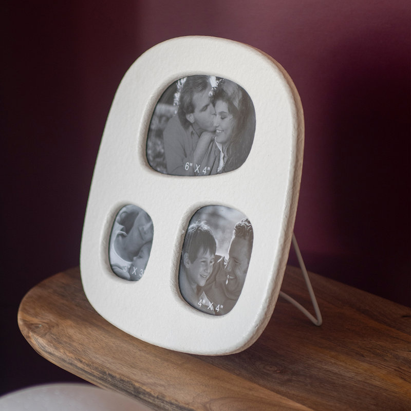 Brumett Grey Glass Free Standing Picture Frame