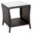 Davisville Glass Top End Table