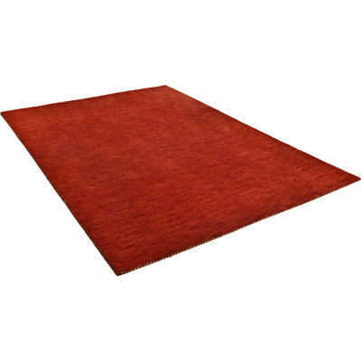 Stevenage Solid Colour Wool Hand Woven Area Rug