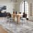 Vintage Machine Washable Rug for Living Room  Non Slip Non Shedding Floor Cover  Low Pile Carpet Foldable Floral Print Soft Mat for Nursery Bedroom Office-122642655