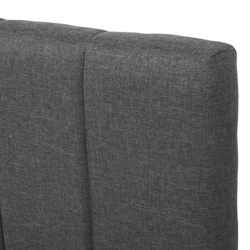 Lit plateforme tapissier gris avec 3 tiroirs et un lit gigogne simple - classique pour la chambre à coucher, lit double 3 lits polyvalents