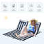 Montano Set of 2 Foldable Garden Beach Chair Mat Lightweight-1477530130