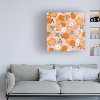 Art sur toile «Zion orange» par Fiona Stokes