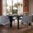 Speckled Grey Performance Boucle Dining Chair-112972616-112972618