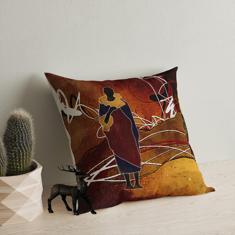 Premium Washable Cushion, 17.0 x 17.0 Inches, 50% Cotton / 50% Polyester, Silicone Filling, Concealed Zip | Soft, Comfortable & Ironable | Perfect for Home Decor, Living Room & Bedroom Accents