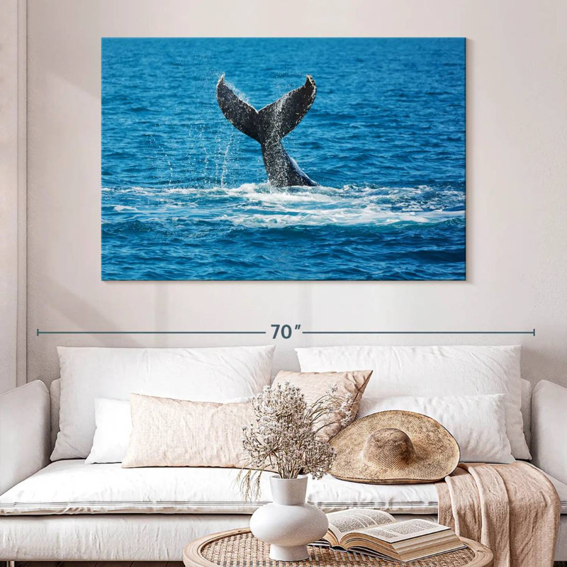 Brampt Whale Tail View, 34" H x 51" W