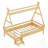 House Platform Bed With Stairs, Solid Wood Frame, Low Profile And Childlike Fun Design-1643156503-1643156502