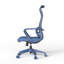 Chaise de bureau ergonomique en filet à haut dossier avec support lombaire réglable, pivotant à 360 degrés-133599437-133599439