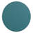 Teal Round Side Table With Bottom Shelf