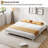 Bed Frame,Metal Platform Bed Frames Mattress Foundation with Steel Slat Support, No Box Spring Needed, Noise Free-239519694