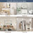 Molly Tempered Glass and Metal Framed French Cleat Mounted Wall Bathroom / Vanity Mirror-86849823-86873724-120985719
